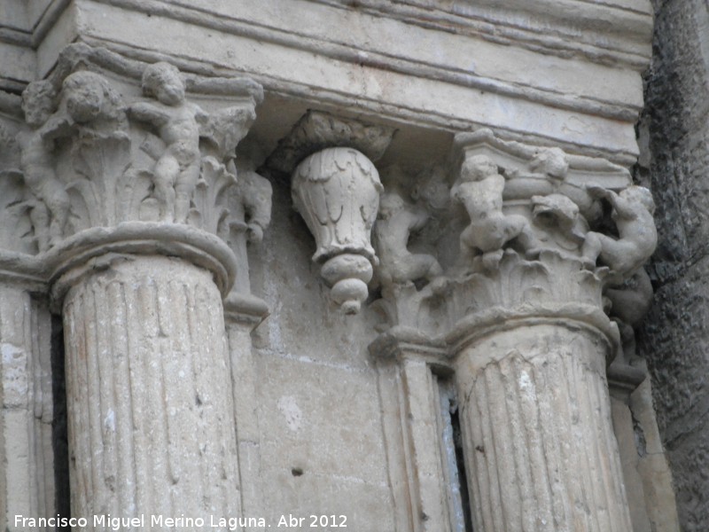 Iglesia de San Sebastin - Iglesia de San Sebastin. Capiteles