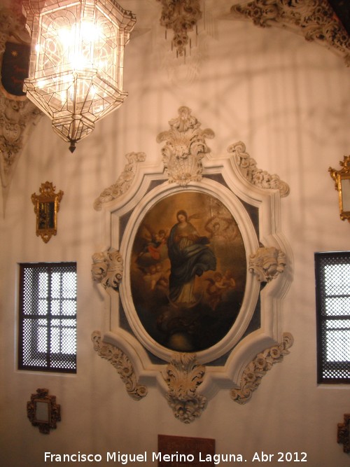 Palacio de Njera - Palacio de Njera. Cuadro de la escalera.