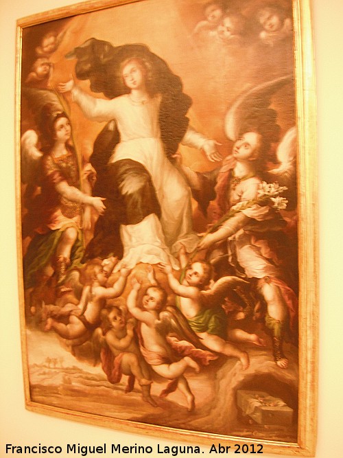 Iglesia San Pedro - Iglesia San Pedro. Serie de la vida de la Virgen de Juan Correa siglo XVII - XVIII. Museo Municipal