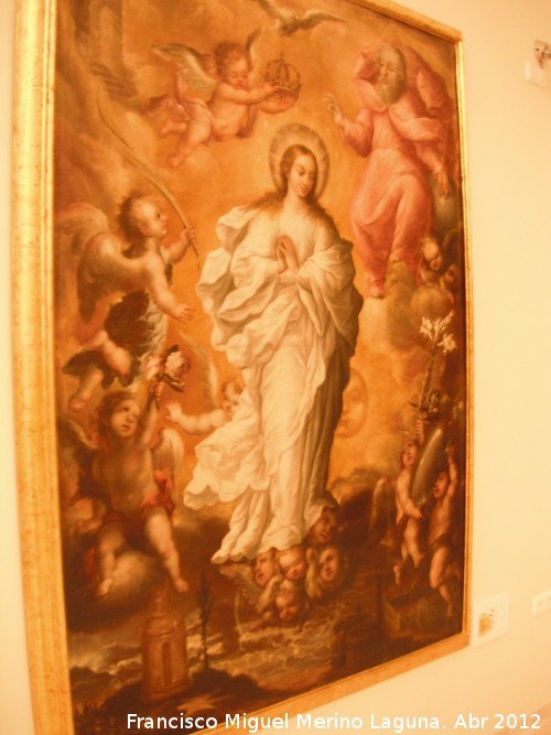 Iglesia San Pedro - Iglesia San Pedro. Serie de la vida de la Virgen de Juan Correa siglo XVII - XVIII. Museo Municipal