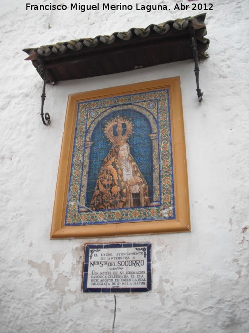 Azulejos de la Virgen del Socorro - Azulejos de la Virgen del Socorro. 
