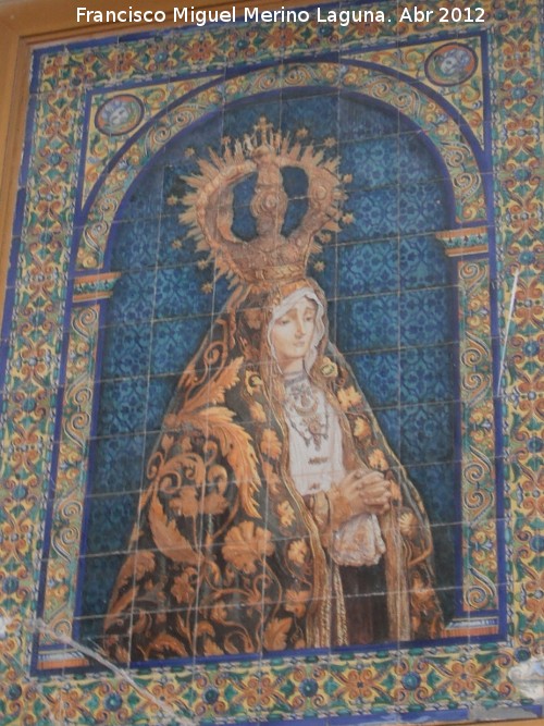 Azulejos de la Virgen del Socorro - Azulejos de la Virgen del Socorro. Virgen