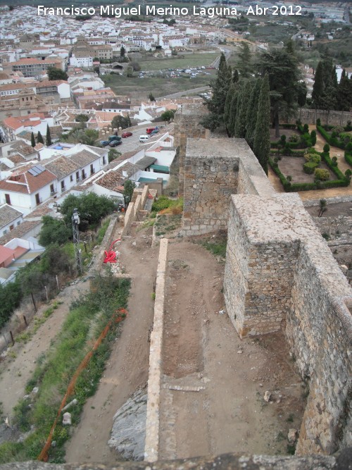 Alcazaba. Murallas de Poniente - Alcazaba. Murallas de Poniente. 