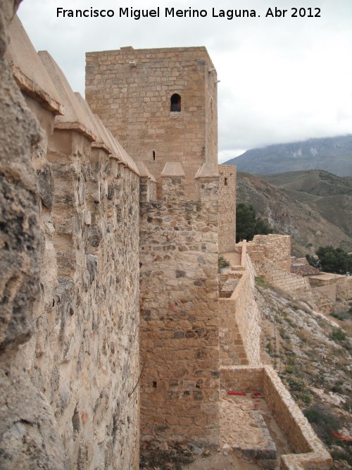 Alcazaba. Muralla Sur - Alcazaba. Muralla Sur. 