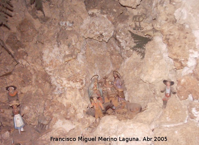 Monasterio de Montesin - Monasterio de Montesin. Beln excavado en un muro del pasillo