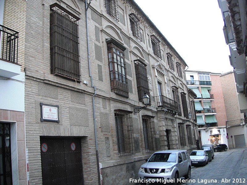 Palacio de la Marquesa de las Escalonias - Palacio de la Marquesa de las Escalonias. Fachada