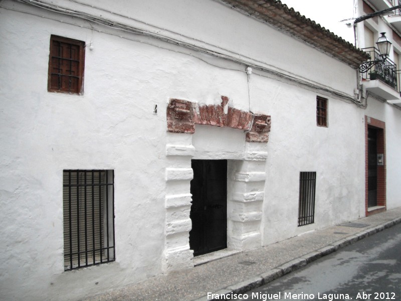 Casa de la Calle Higueruelos n 4 - Casa de la Calle Higueruelos n 4. Fachada