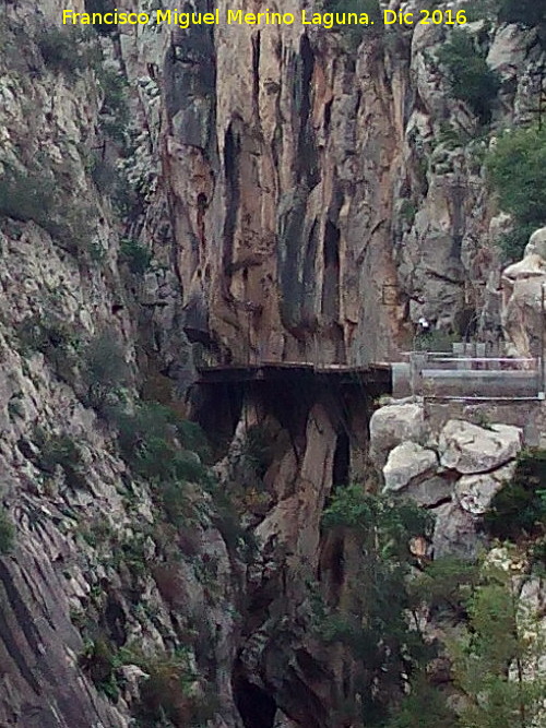 Caminito del Rey - Caminito del Rey. Acdeso norte