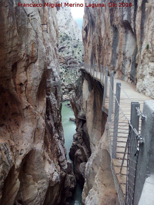 Caminito del Rey - Caminito del Rey. Tramo del Gaitanejo