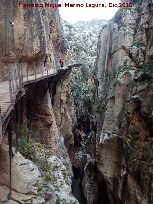 Caminito del Rey - Caminito del Rey. Tramo del Gaitanejo