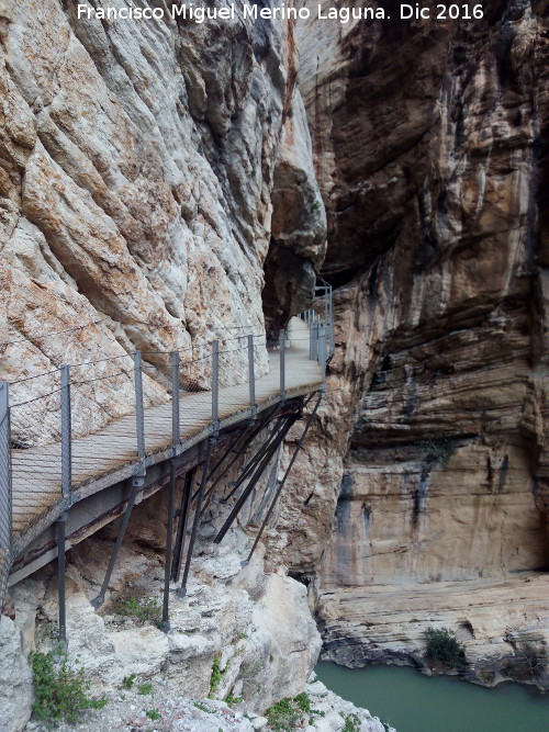 Caminito del Rey - Caminito del Rey. Tramo del Gaitanejo