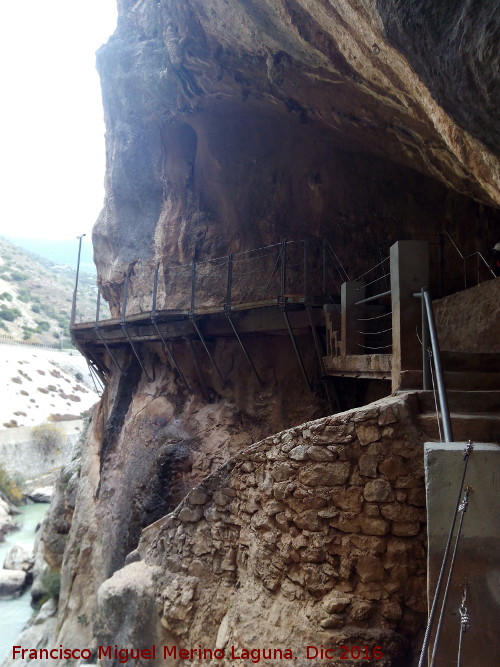 Caminito del Rey - Caminito del Rey. Tramo del Gaitanejo