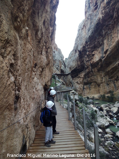 Caminito del Rey - Caminito del Rey. Tramo del Gaitanejo