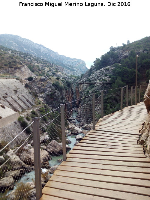 Caminito del Rey - Caminito del Rey. Tramo del Puente del Rey