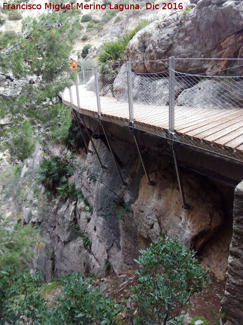 Caminito del Rey - Caminito del Rey. Tramo del Puente del Rey