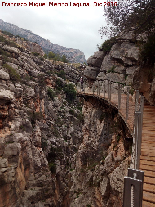 Caminito del Rey - Caminito del Rey. Tramo del Puente del Rey