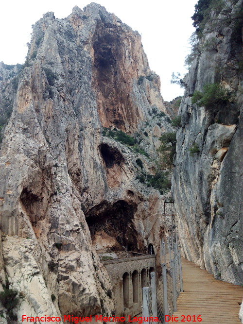 Caminito del Rey - Caminito del Rey. En el Desfiladero de los Gaitanes