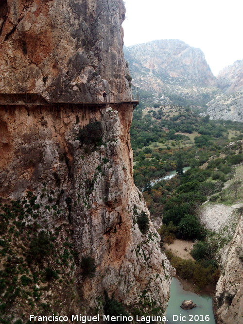 Caminito del Rey - Caminito del Rey. En el Desfiladero de los Gaitanes