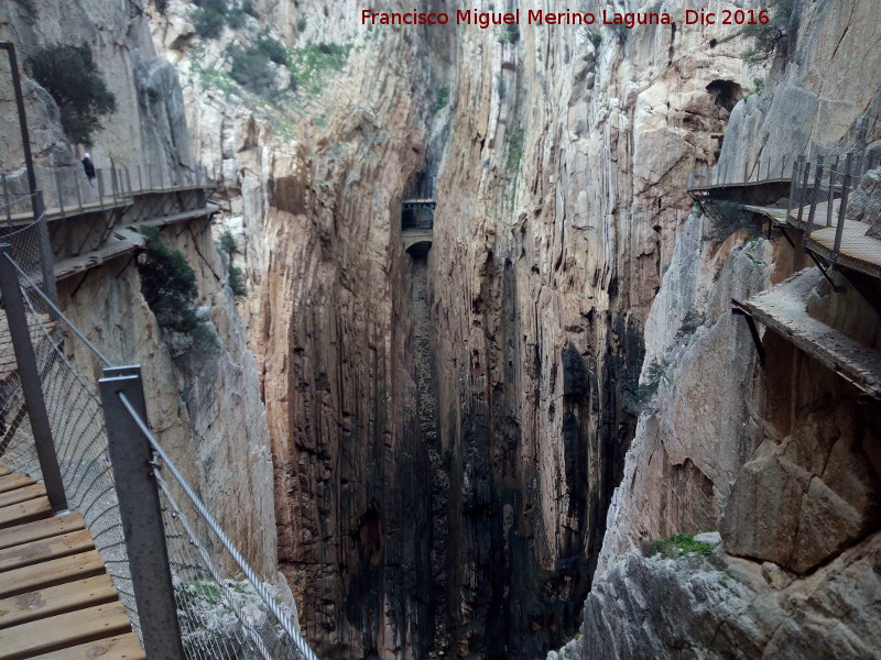 Caminito del Rey - Caminito del Rey. En el Desfiladero de los Gaitanes