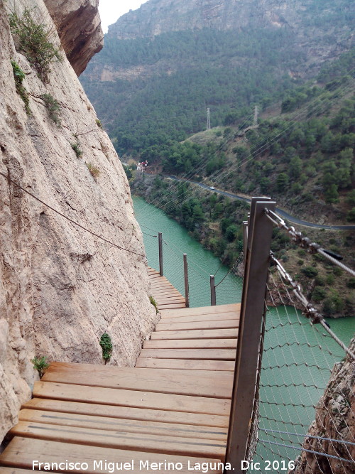 Caminito del Rey - Caminito del Rey. Escaleras