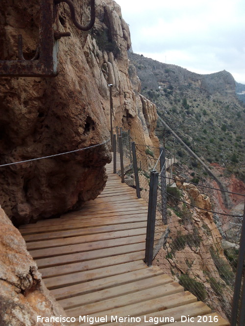 Caminito del Rey - Caminito del Rey. En el Desfiladero de los Gaitanes