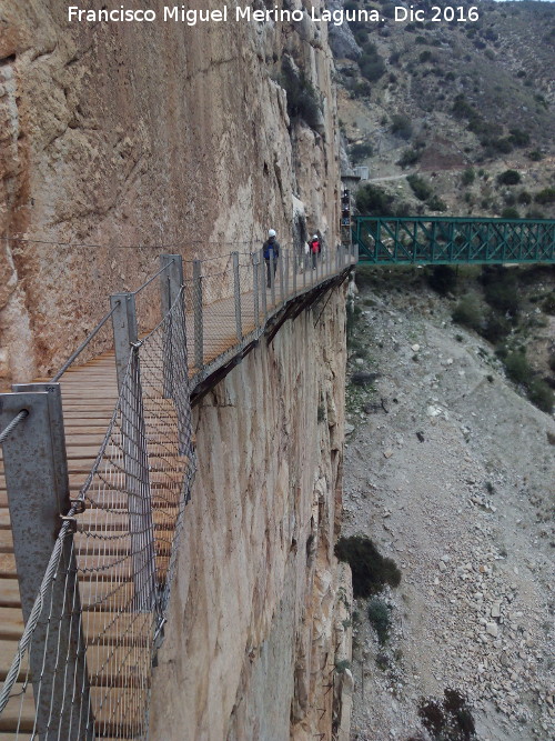 Caminito del Rey - Caminito del Rey. Tramo final