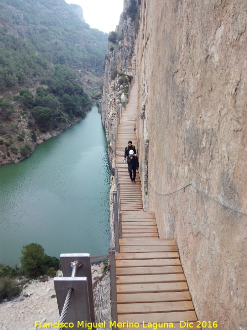 Caminito del Rey - Caminito del Rey. Escaleras