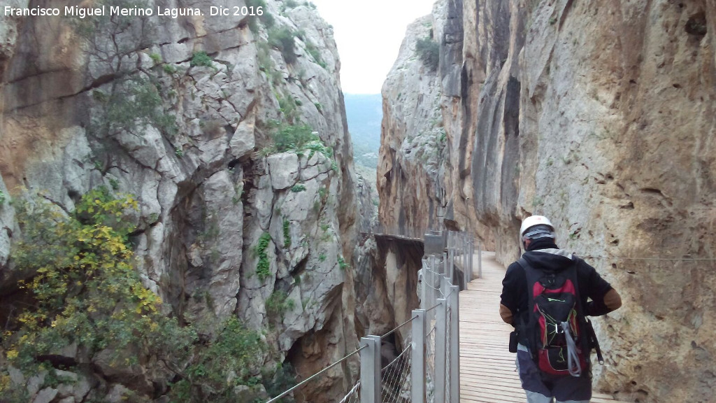 Caminito del Rey - Caminito del Rey. en el Desfiladero del Gaitanejo