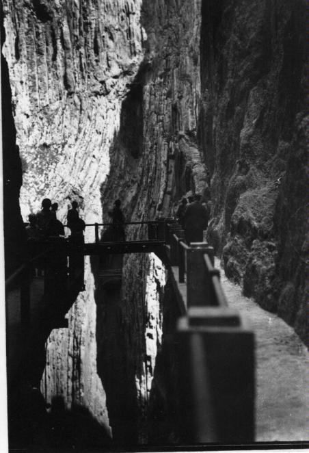 Caminito del Rey - Caminito del Rey. Foto antigua