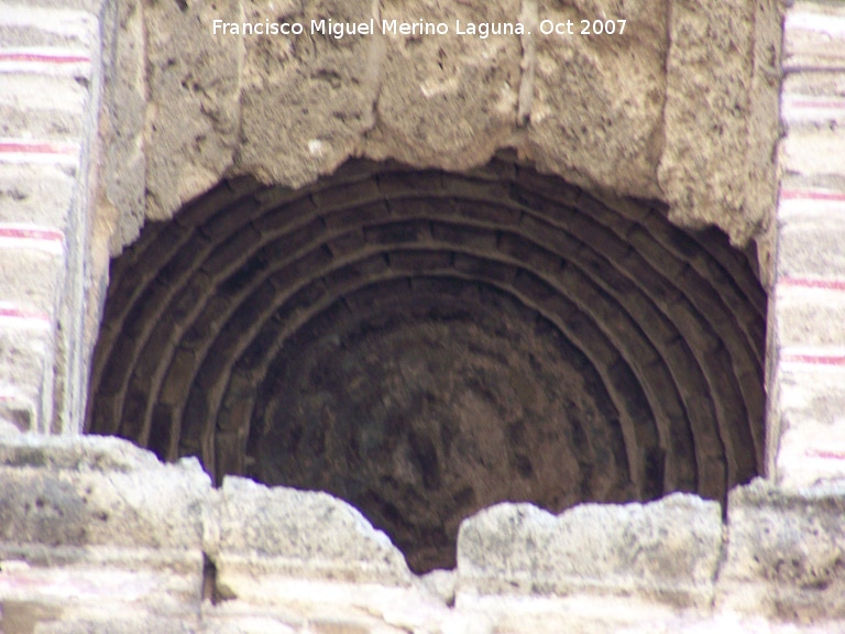 Iglesia del Carmen - Iglesia del Carmen. Bveda de media naranja de ladrillo del campanario