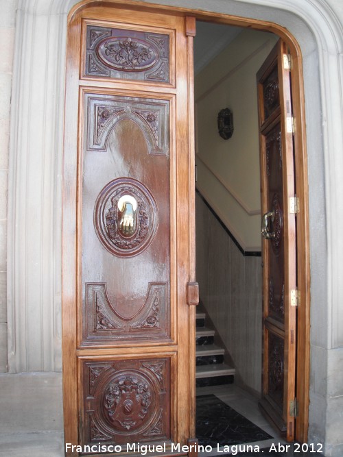 Casa de Federico Ramrez - Casa de Federico Ramrez. Puertas de madera labrada