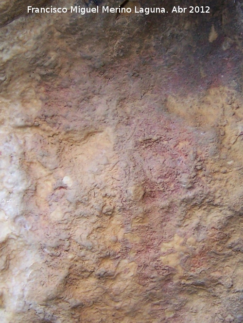 Pinturas rupestres del Abrigo de la Pea Grajera Grupo III - Pinturas rupestres del Abrigo de la Pea Grajera Grupo III. T superior