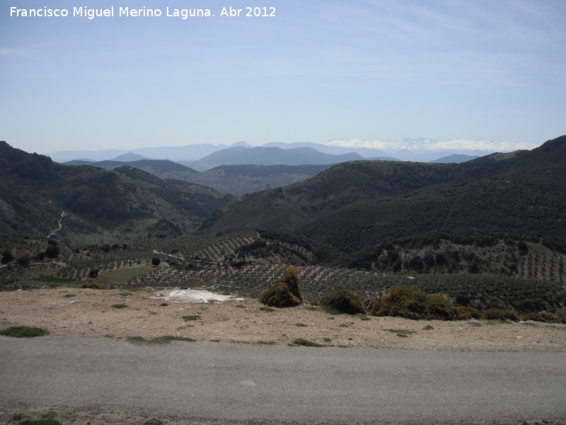 Cerro de La Mesa - Cerro de La Mesa. Sierra Nevada desde su cima