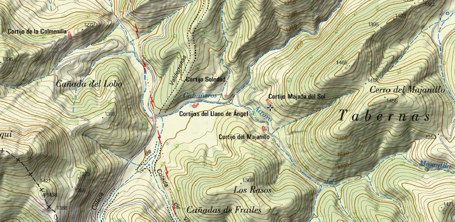 Cortijo Majada del Sol - Cortijo Majada del Sol. Mapa