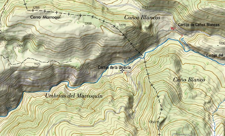 Cortijo de la Umbra - Cortijo de la Umbra. Mapa