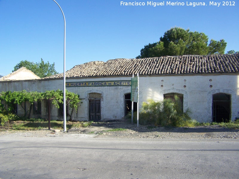 Antigua Fbrica de Aceite La Huerta - Antigua Fbrica de Aceite La Huerta. Fachada