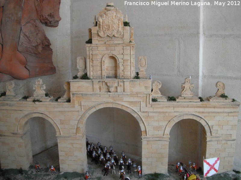 Puerta de los Arcos - Puerta de los Arcos. Maqueta