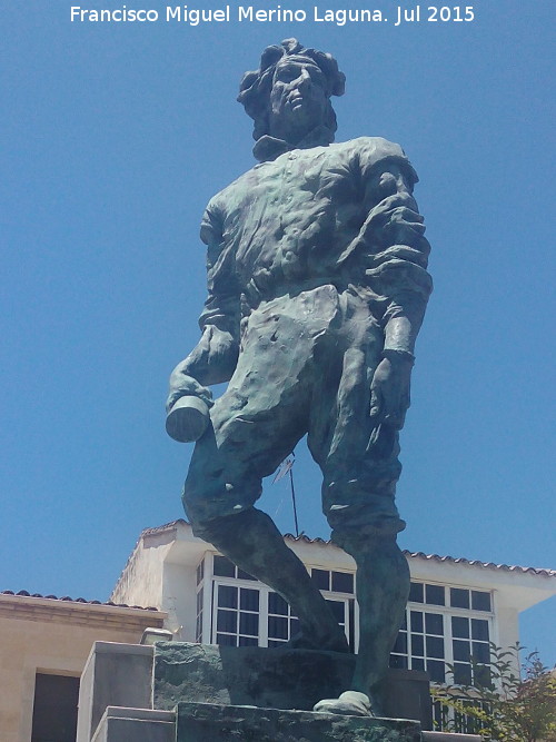 Monumento a Pablo de Rojas - Monumento a Pablo de Rojas. Estatua