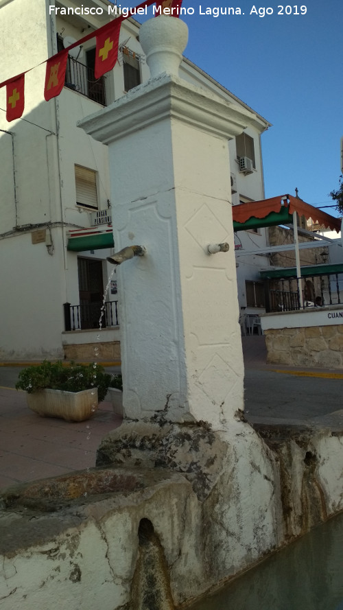 Fuente de los Civiles - Fuente de los Civiles. Pilar central