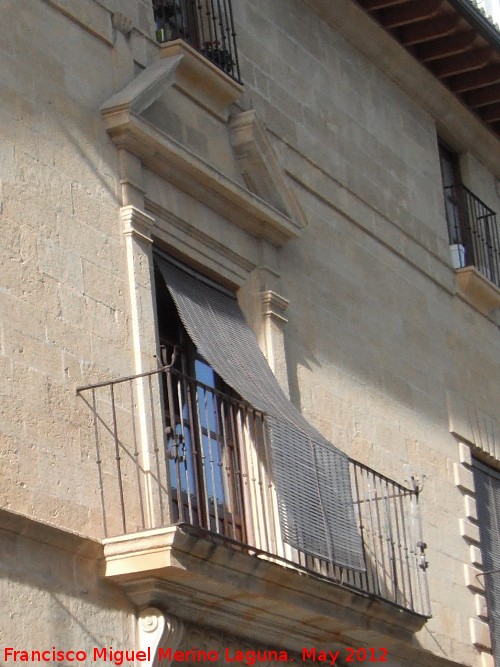 Casa de los Fernndez de Moya - Casa de los Fernndez de Moya. Balcn