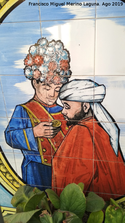 Fiestas de Moros y Cristianos - Fiestas de Moros y Cristianos. Azulejos de la Iglesia de los ngeles