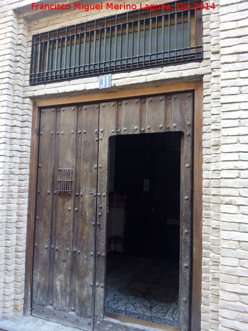 Casa de la Calle Teodoro Calvache n 31 - Casa de la Calle Teodoro Calvache n 31. Puerta