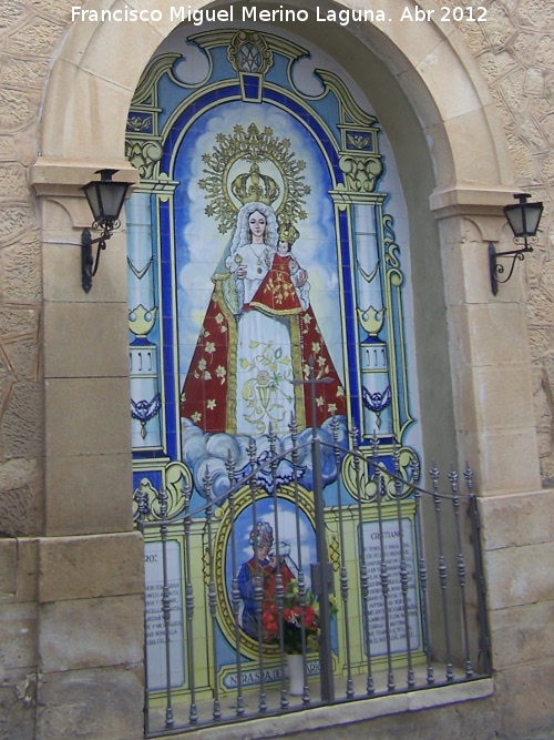 Iglesia de los ngeles - Iglesia de los ngeles. Azulejos
