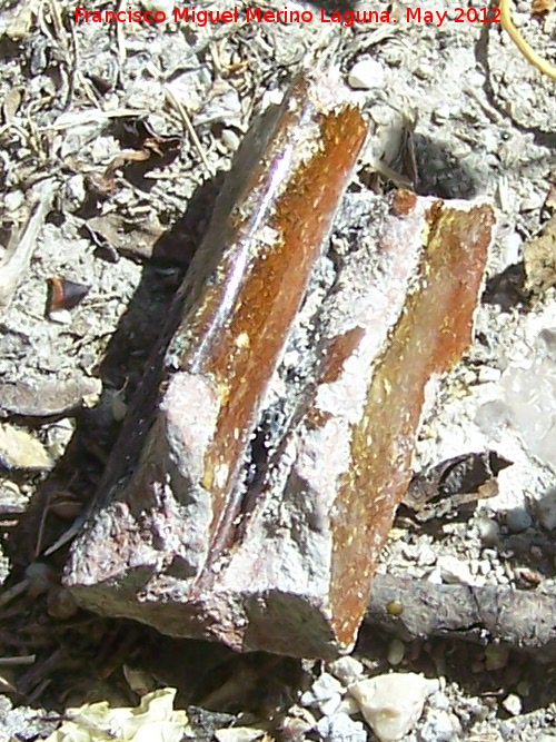 Yacimiento islmico de Tzar - Yacimiento islmico de Tzar. Cermica vidriada