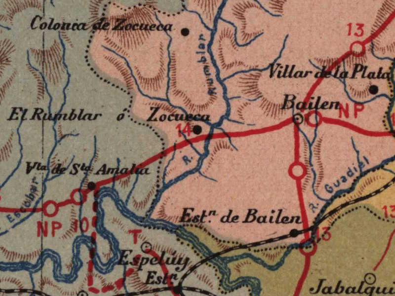 Historia de Espeluy - Historia de Espeluy. Mapa 1901