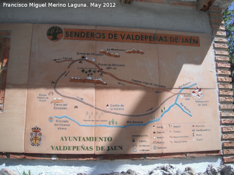 Sendero de Chircales - Sendero de Chircales. Plano