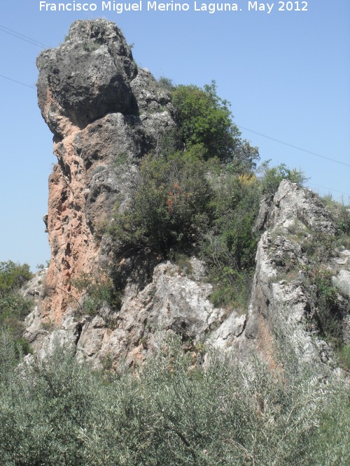 Cerro Castelln - Cerro Castelln. Formacin rocosa