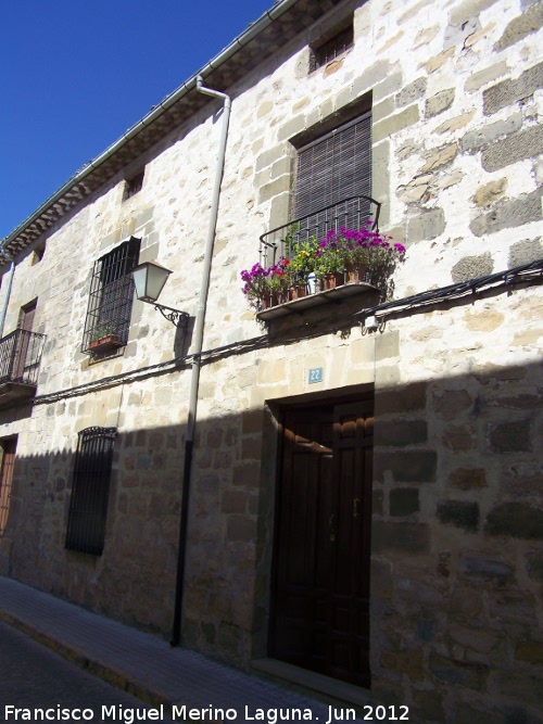 Casa de la Calle Matilla n 22 - Casa de la Calle Matilla n 22. Fachada