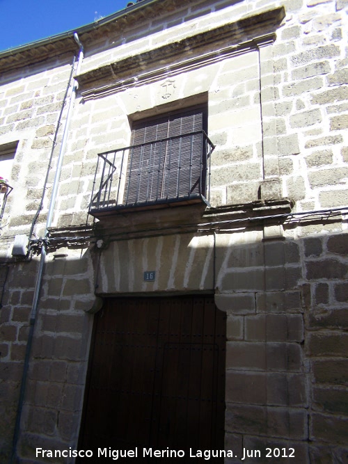 Casa de la Calle Santa Ana Vieja n 16 - Casa de la Calle Santa Ana Vieja n 16. Portada