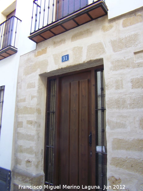 Casa de la Calle Matilla n 31 - Casa de la Calle Matilla n 31. Portada